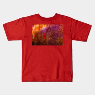 Chinese script hanging on a wall B Kids T-Shirt